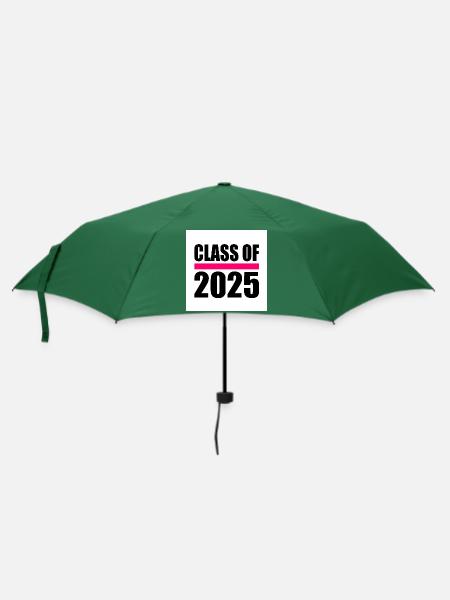 Class of 2025 - Regenschirm (klein) - Flaschengrün