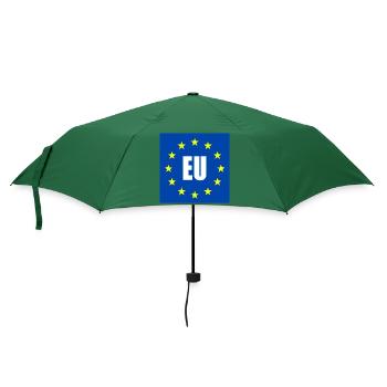 Eu flagge - Regenschirm (klein) - Flaschengrün - Vorne