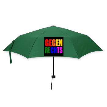 Gegen rechts - Regenschirm (klein) - Flaschengrün - Vorne
