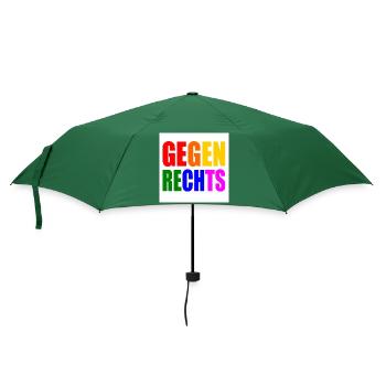 Gegen rechts - Regenschirm (klein) - Flaschengrün - Vorne