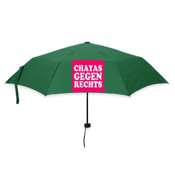 chayas gegen rechts - Regenschirm (klein) - Flaschengrün - Vorne