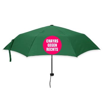 chayas gegen rechts - Regenschirm (klein) - Flaschengrün - Vorne