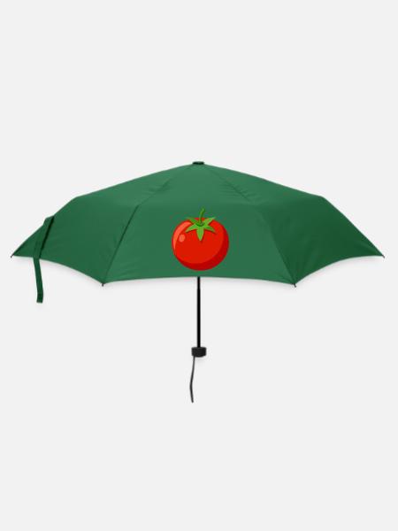 Tomate - Regenschirm (klein) - Flaschengrün