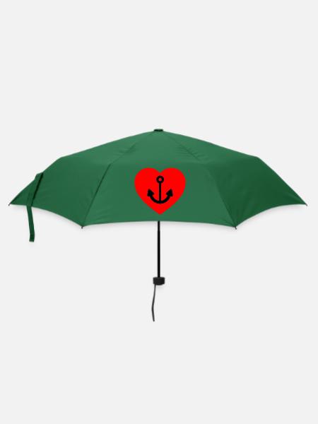 Segeln - Regenschirm (klein) - Flaschengrün