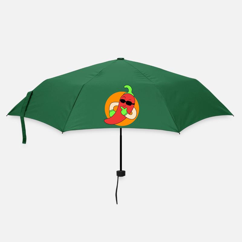 Cool chilli pepper - Umbrella (small) - bottlegreen