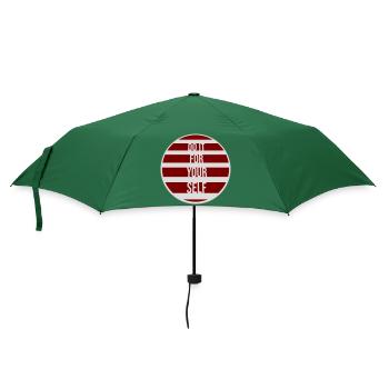 Do It For Yourself Inspirierend Selbstliebe Zitat - Regenschirm (klein) - Flaschengrün - Vorne