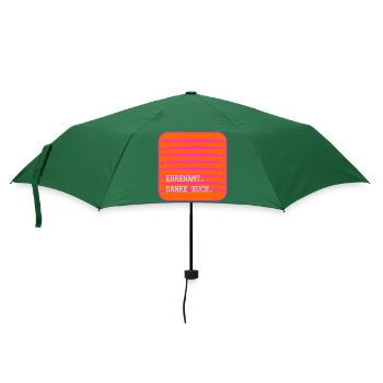 EHRENAMT Danke Euch - Regenschirm (klein) - Flaschengrün - Vorne