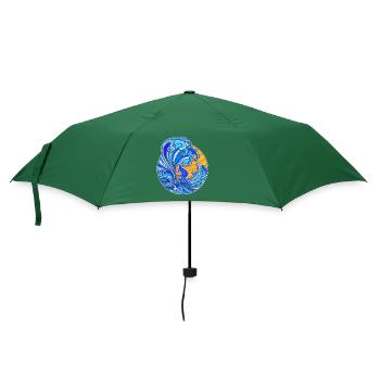Surfer - Hawaii - Wellenbrecher - Surfin - Regenschirm (klein) - Flaschengrün - Vorne