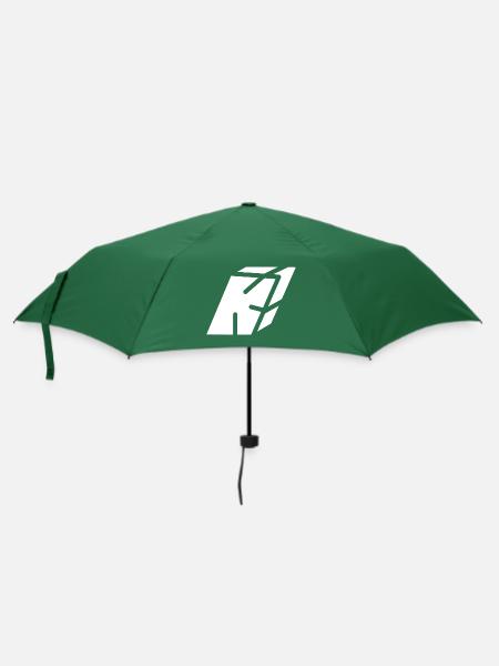 Abstract K-Brief - Regenschirm (klein) - Flaschengrün