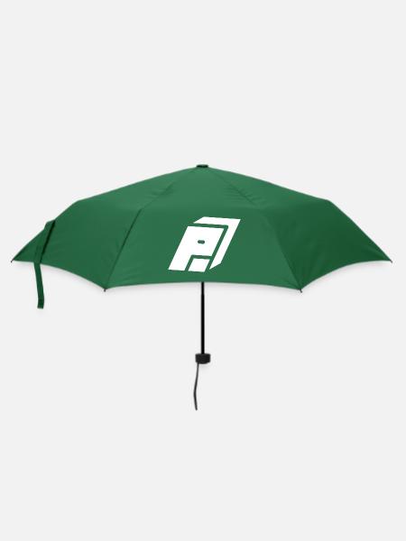 Abstract P Brief - Regenschirm (klein) - Flaschengrün