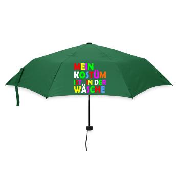 mein kostüm ist in der wäsche - Regenschirm (klein) - Flaschengrün - Vorne