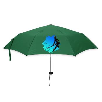 Feldhockey Hockey-fanartikel "blue Hockey-art" - Regenschirm (klein) - Flaschengrün - Vorne