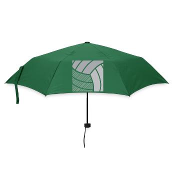 Volleyball - Regenschirm (klein) - Flaschengrün - Vorne