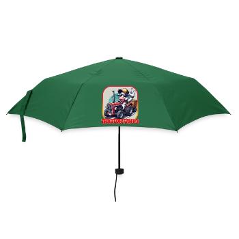 Tractor Fan #1 - Regenschirm (klein) - Flaschengrün - Vorne