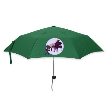 Flügel - Regenschirm (klein) - Flaschengrün - Vorne