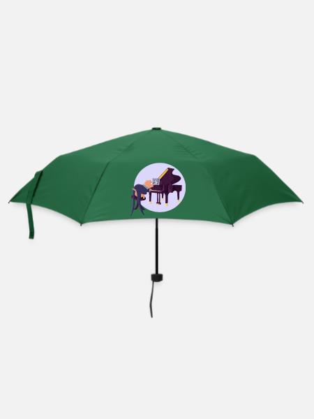 Flügel - Regenschirm (klein) - Flaschengrün