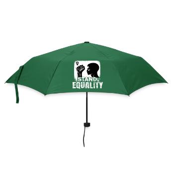 Stand for Equality - Regenschirm (klein) - Flaschengrün - Vorne