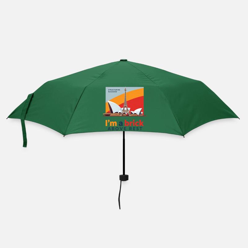 I m a brick above rest - Parapluie standard - vert bouteille