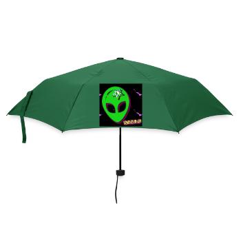 Hello (Alien) - Shop WoW - 2023 - Regenschirm (klein) - Flaschengrün - Vorne