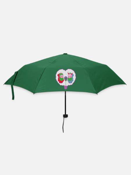 SCHLACHT - Regenschirm (klein) - Flaschengrün