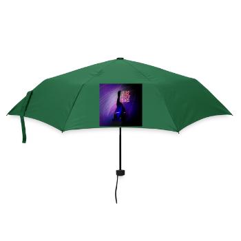 Einfach machen! - Regenschirm (klein) - Flaschengrün - Vorne