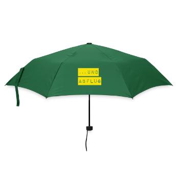 auf geht`s - Regenschirm (klein) - Flaschengrün - Vorne