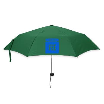 so sieht eine Märchenfee aus - Regenschirm (klein) - Flaschengrün - Vorne