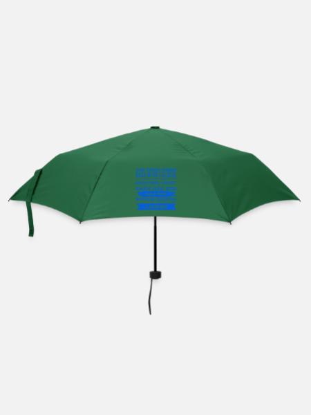 die richtige Richtung - Regenschirm (klein) - Flaschengrün