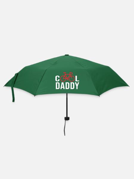 Fahrrad Fahrrad cool Papa Sport Vatertag - Regenschirm (klein) - Flaschengrün