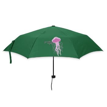 Meerestiere - Regenschirm (klein) - Flaschengrün - Vorne