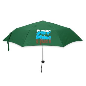 Mom of Shrimp Pet Design für stolze Shrimp-Fans - Regenschirm (klein) - Flaschengrün - Vorne