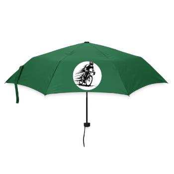 Radfahrer - Regenschirm (klein) - Flaschengrün - Vorne