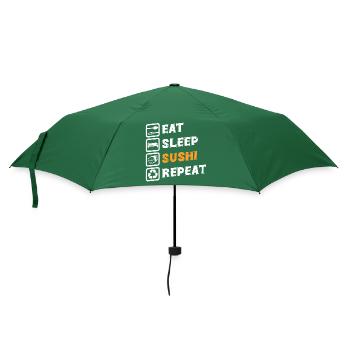 Japanisch Essen Lieblingsessen - Regenschirm (klein) - Flaschengrün - Vorne