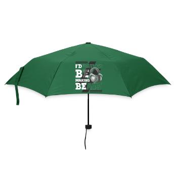 Musik Feier Rave - Regenschirm (klein) - Flaschengrün - Vorne