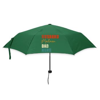 Post Pakete Dienstleistung - Regenschirm (klein) - Flaschengrün - Vorne