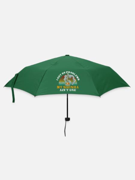 Hookah Kohle Blubbern - Regenschirm (klein) - Flaschengrün