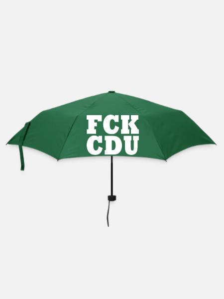 Cdu - Regenschirm (klein) - Flaschengrün