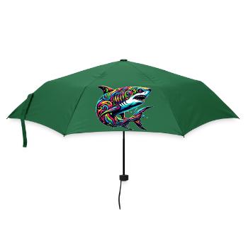 Hai - Regenschirm (klein) - Flaschengrün - Vorne