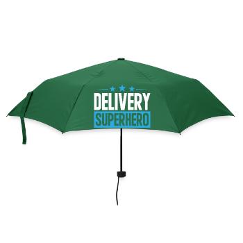 Lieferant Paket Lieferung - Regenschirm (klein) - Flaschengrün - Vorne