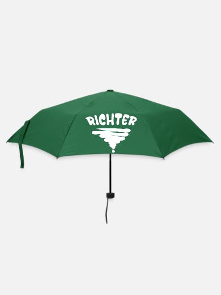 Geschenk für Richter - Regenschirm (klein) - Flaschengrün