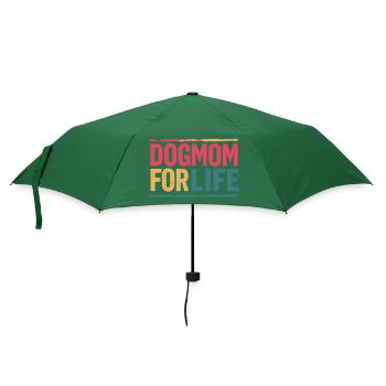 Hundemama fürs Leben - Regenschirm (klein) - Flaschengrün - Vorne