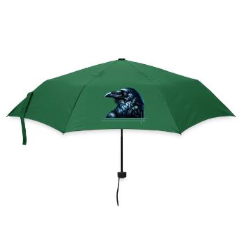 Das Geheimnis des Raben - Regenschirm (klein) - Flaschengrün - Vorne