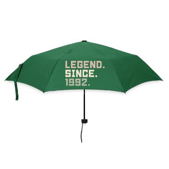 Legenden wurden im 1992 geboren Geschenkideen 1992 - Regenschirm (klein) - Flaschengrün - Vorne