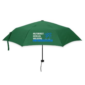 Sternzeichen Wassermann - Eigenschaften - Regenschirm (klein) - Flaschengrün - Vorne