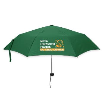 Sternzeichen Löwe - Eigenschaften - Regenschirm (klein) - Flaschengrün - Vorne