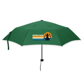 Super Papa Superpapa - Regenschirm (klein) - Flaschengrün - Vorne