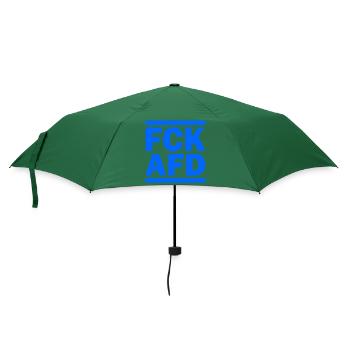Fck afd - Regenschirm (klein) - Flaschengrün - Vorne