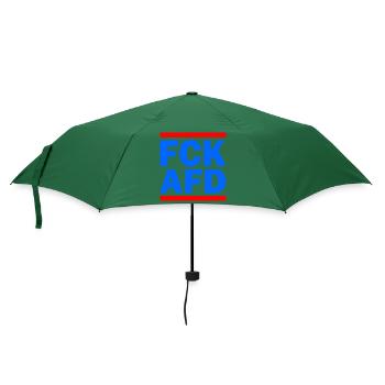 Fck afd - Regenschirm (klein) - Flaschengrün - Vorne