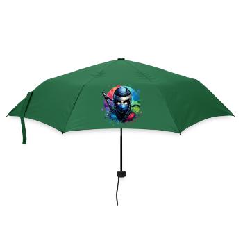 Ninja - Regenschirm (klein) - Flaschengrün - Vorne