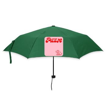 PAUSE MACHEN KAFFEE - Regenschirm (klein) - Flaschengrün - Vorne